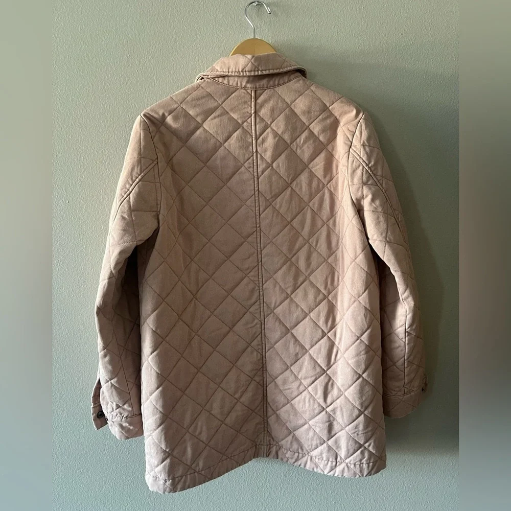 Joie Cotton Barn Jacket Medium Pink - Picture 2 of 9